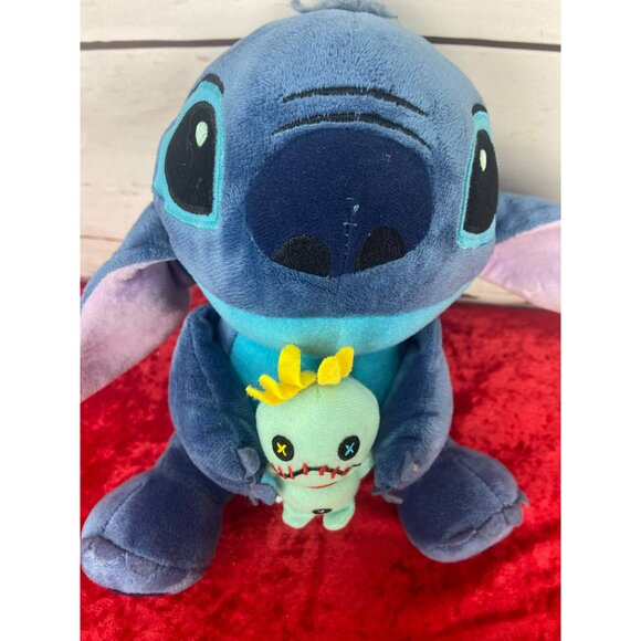 Disney Disneyland Stitch Plush Toy Holding Plush Stuffed Animal Toy - Picture 3 of 7